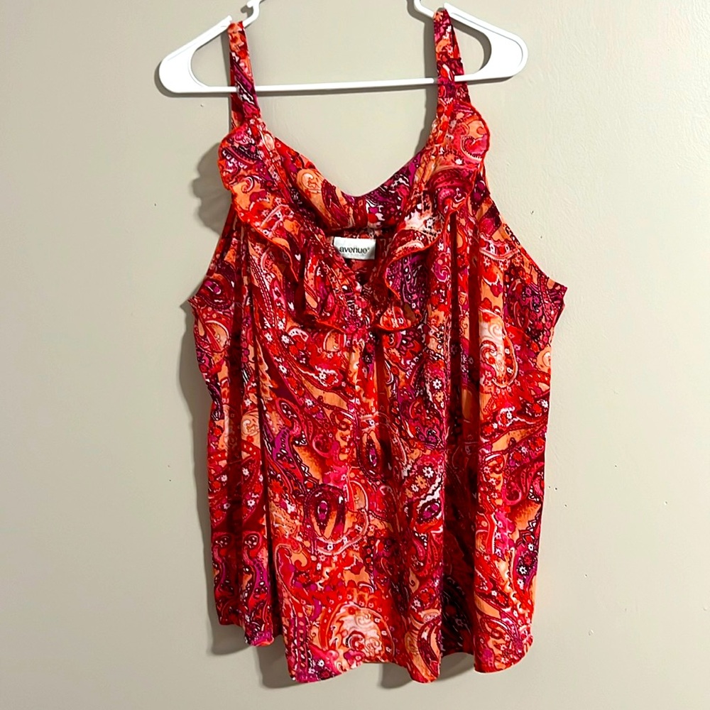 Avenue v neck tank top